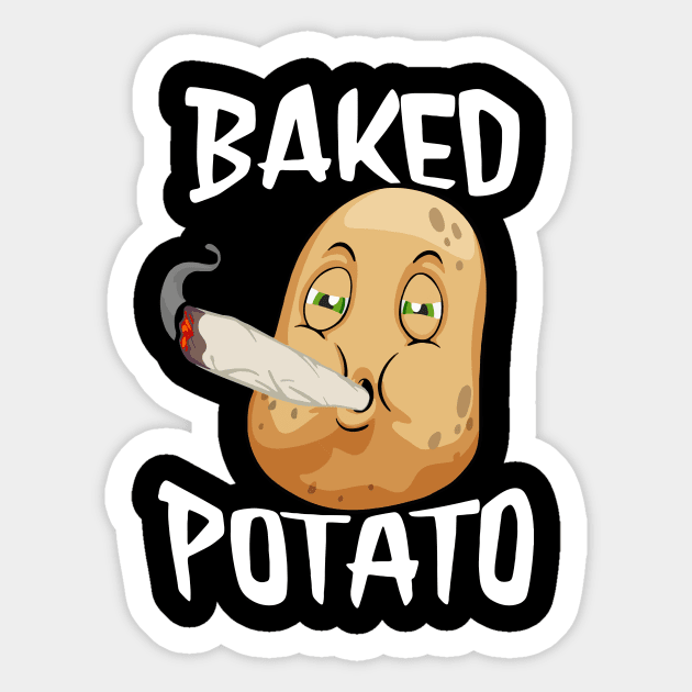 Baked Potato Sticker by Pedro Stewart shop